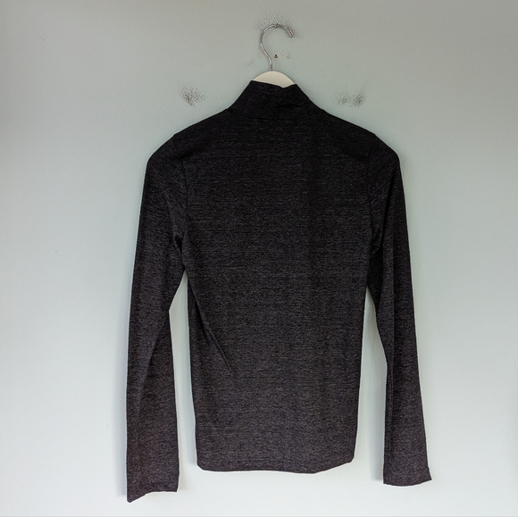 NWT Marine Layer Lynn Turtleneck Gray Long Sleeve T-Shirt - Picture 9 of 10